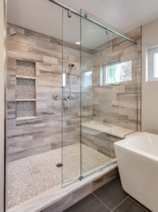 “Bathroom remodeling Kennedale TX modern shower upgrade”