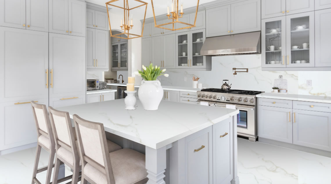 Custom kitchen cabinets and countertops in Burleson